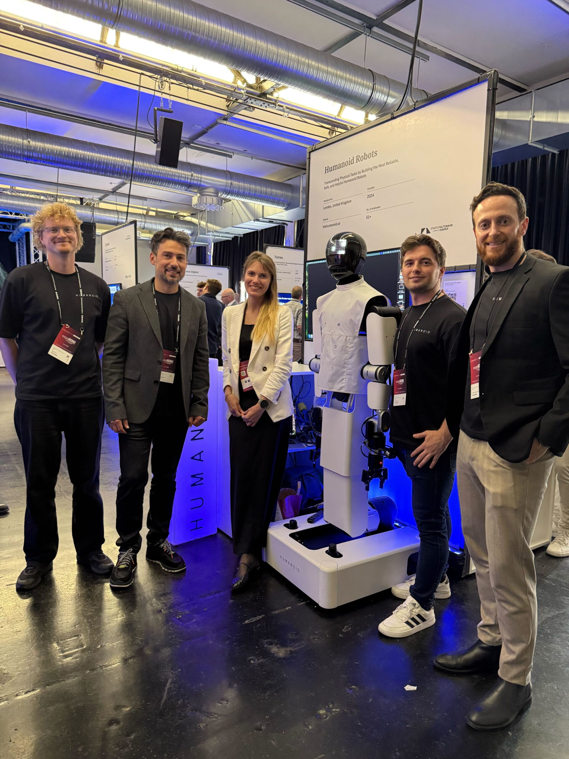 Humanoid demonstrated pre-alpha prototype at STARTUP AUTOBAHN Expo 2025