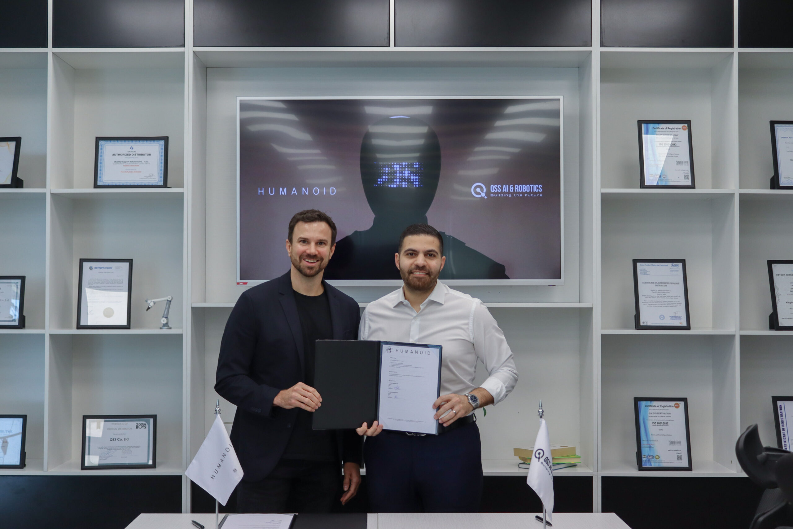 Humanoid and QSS AI & Robotics Announce Strategic Partnership to Advance Robotics Development in Saudi Arabia