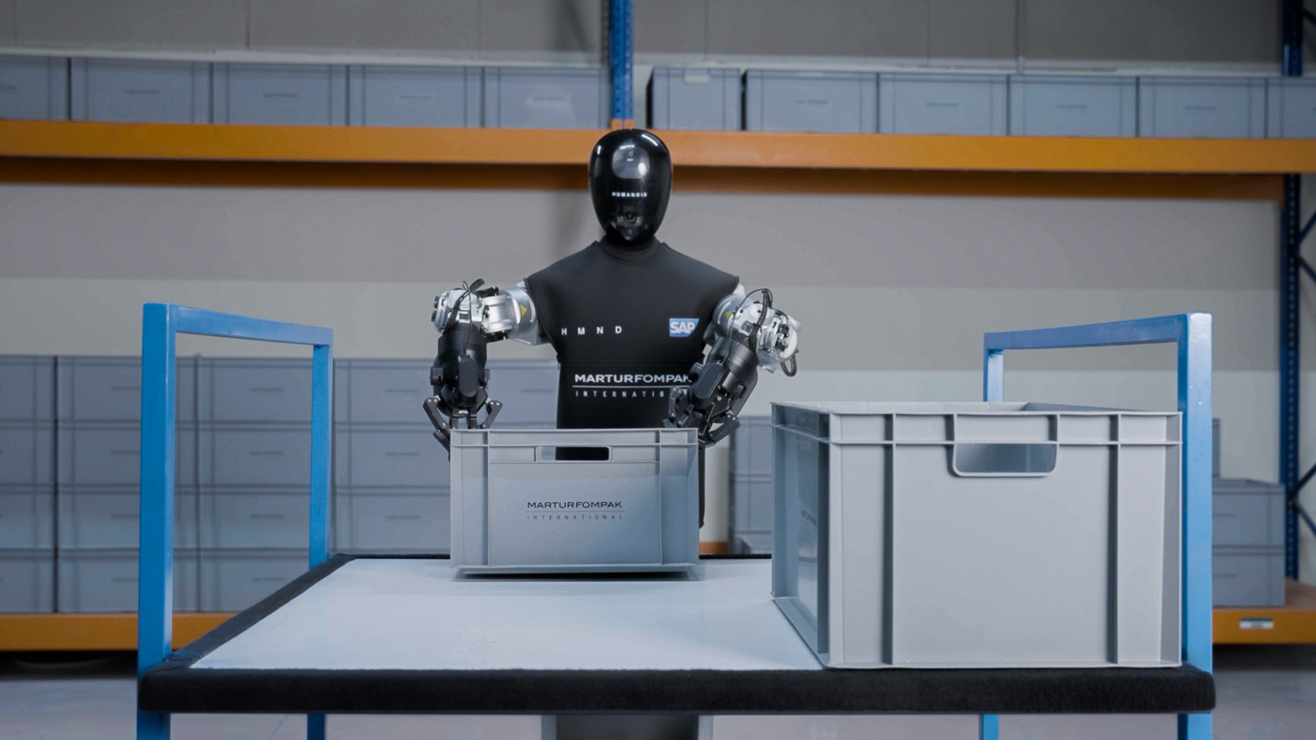 HMND 01 Alpha goes to work: Humanoid completes automotive manufacturing logistics POC with SAP and Martur Fompak
