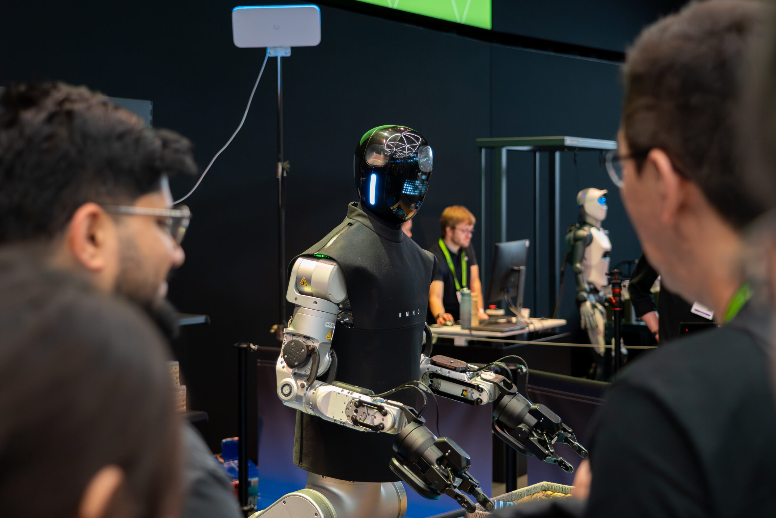 Humanoid Brings Voice-Activated Multi-Robot Collaboration Powered by KinetIQ to Life at NVIDIA GTC Untitled-16-scaled.jpg